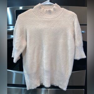 Bailey 44 Soft Cream Turtleneck Sweater